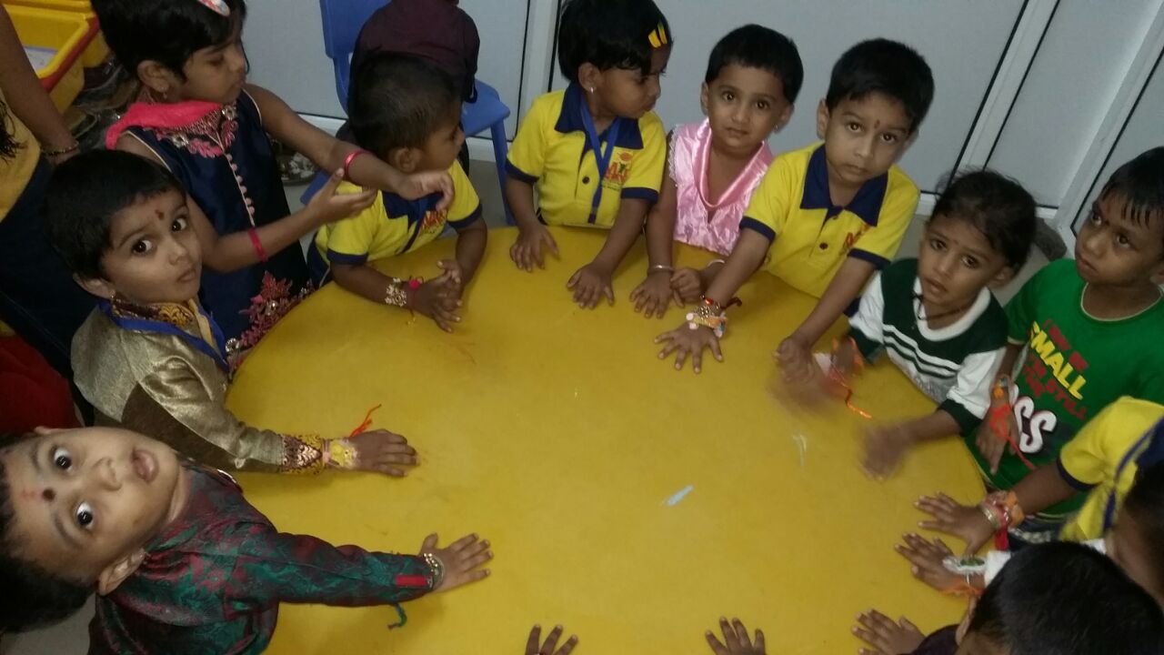 preschool in kamothe rakhi celebration